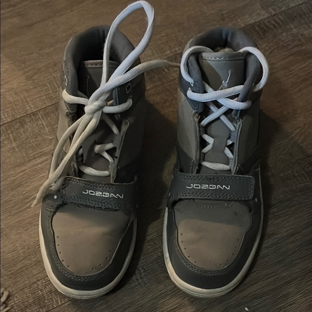 Nike air Jordan ones air strap - Youth High-Top Sneakers in Gray